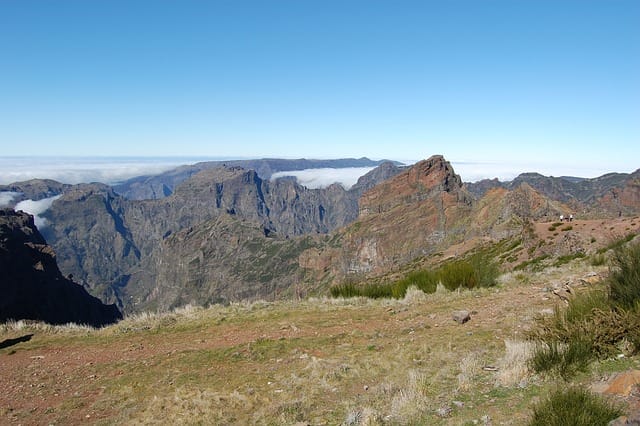 VISTAS DURANTE UNA RUTA DE SENDERISMO POR PICO RUIVO MADEIRA