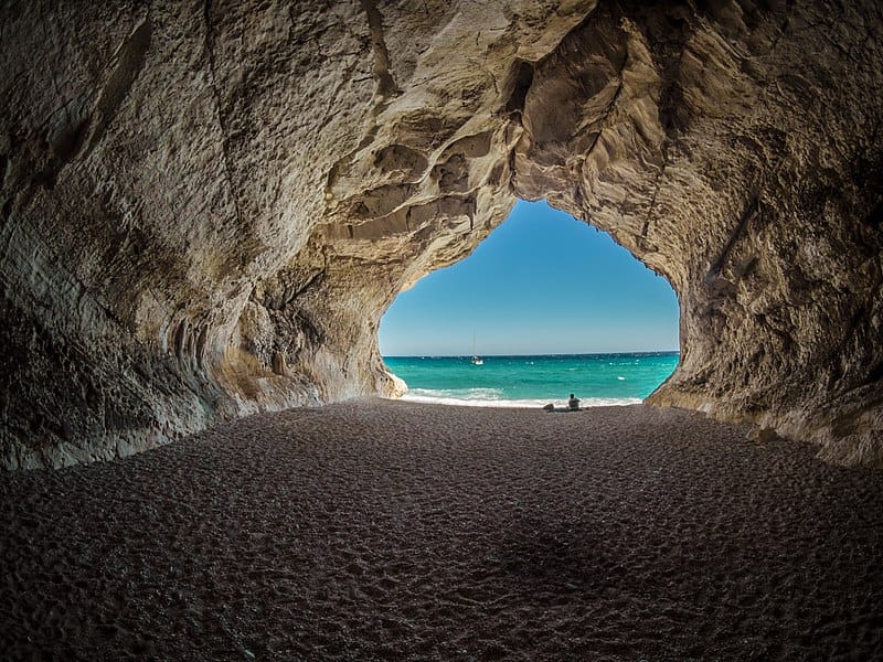 Cuevas de Cerdeña: Cueva en Cala Luna