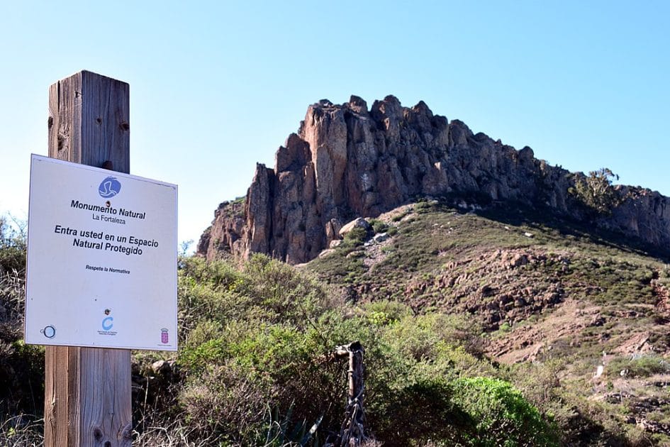Monumento Natural de la Fortaleza de Chipude en Vallehemoso