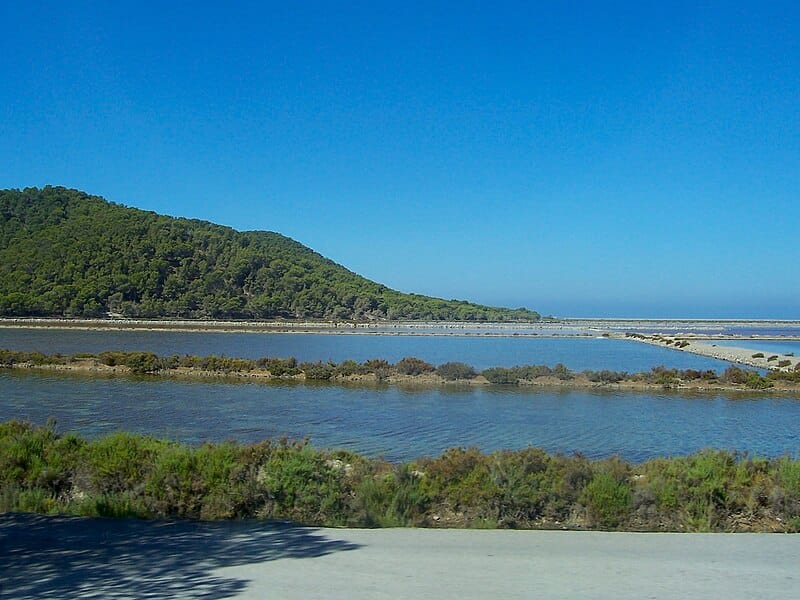 Parque Natural de Ses Salines en Ibiza. Foto de Zavijavah CC BY SA 3.0 Recorrer Ibiza, Parque Natural de Ses Salines en Ibiza