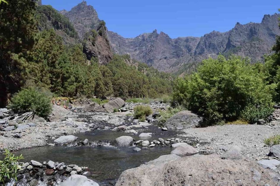 Barranco de las Angustias en la isla de La Palma Barranco de las Angustias en la isla de La Palma