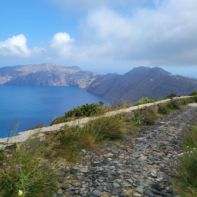 Paseo de Fira a Oia en Santorini
