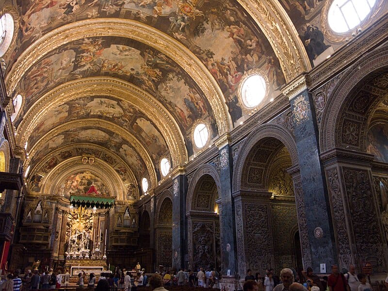 Qué ver en Malta - Interior de la Concatedral de San Juan Qué ver en Malta - Interior de la Concatedral de San Juan