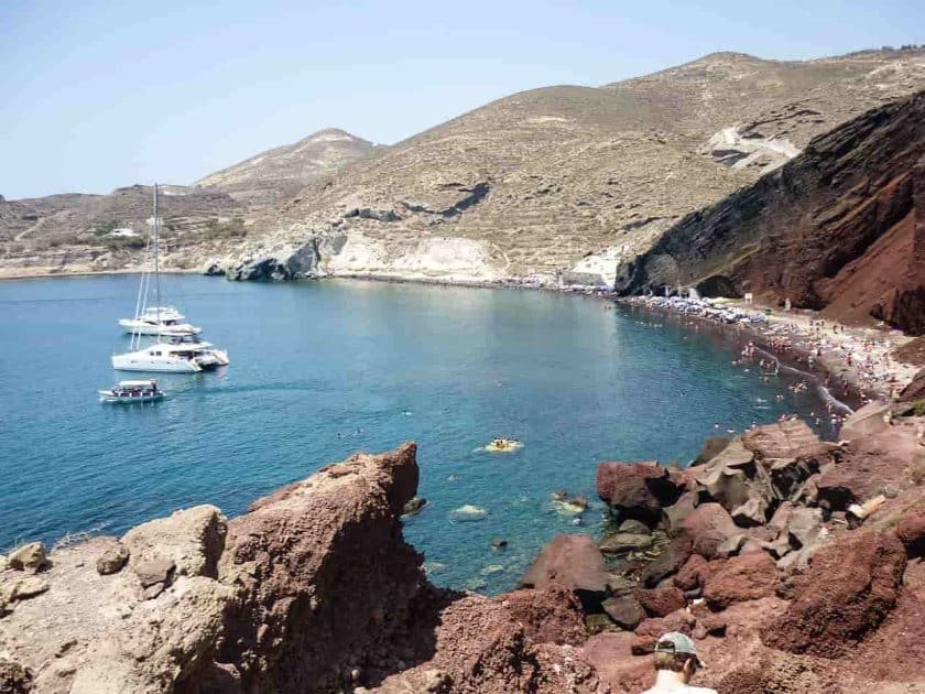 Qué ver en Santorini, Grecia Red Beach