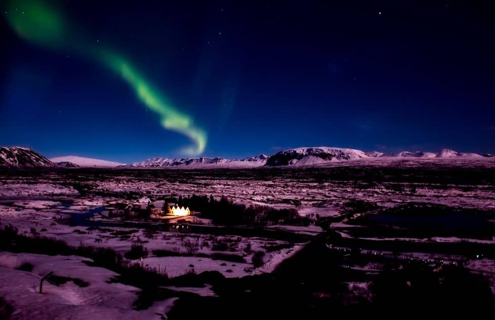 Turismo en Islandia Auroras boreales