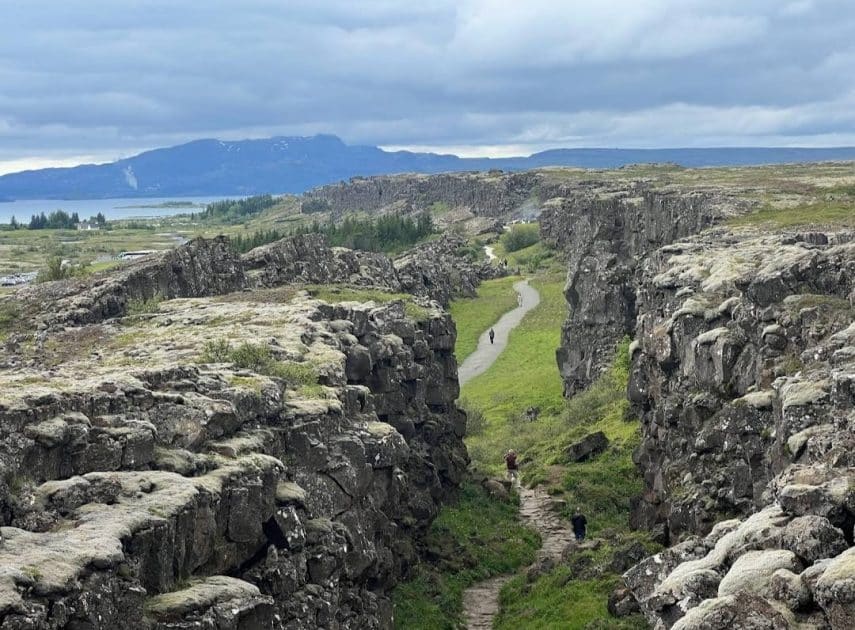 Turismo en Islandia Parque Nacional Thingvellir. Foto de Google Maps de Ankon Malakar
