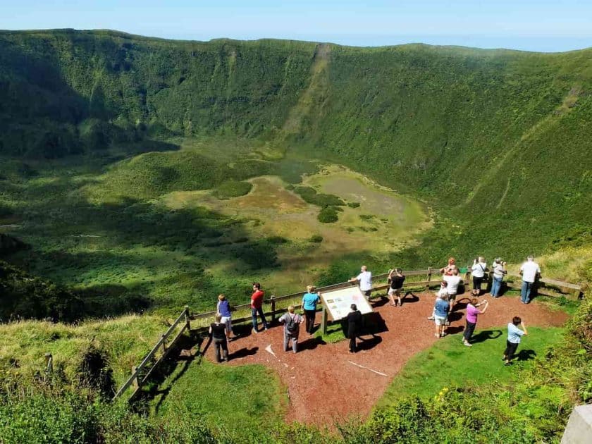 Viaje a Islas Azores, Portugal Caldeira o Cabeço Gordo