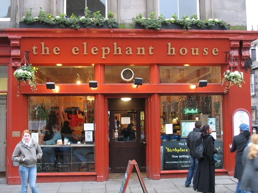 Qué hacer en Edimburgo The Elephant House. Foto de Stephen Montgomery