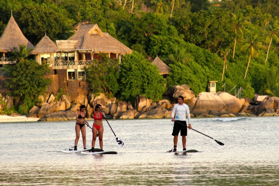 Viajar a las islas Seychelles Paddleboarding. Foto de Google Maps de SURF HOUSE Seychelles Viajar a las islas Seychelles Paddleboarding. Foto de Google Maps de SURF HOUSE Seychelles