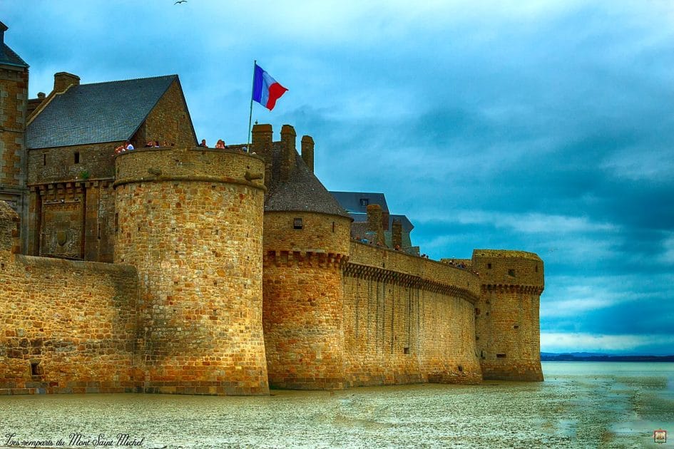 Visitar Mont Saint Michel Murallas y bastiones. Foto de Philippestg, CC BY SA 4.0