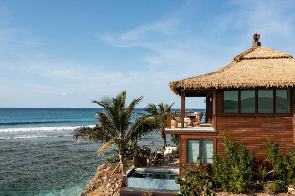 Turismo en Islas Vírgenes Británicas Alojamientos de lujo en Necker Island. Foto de Google Maps de Necker Island