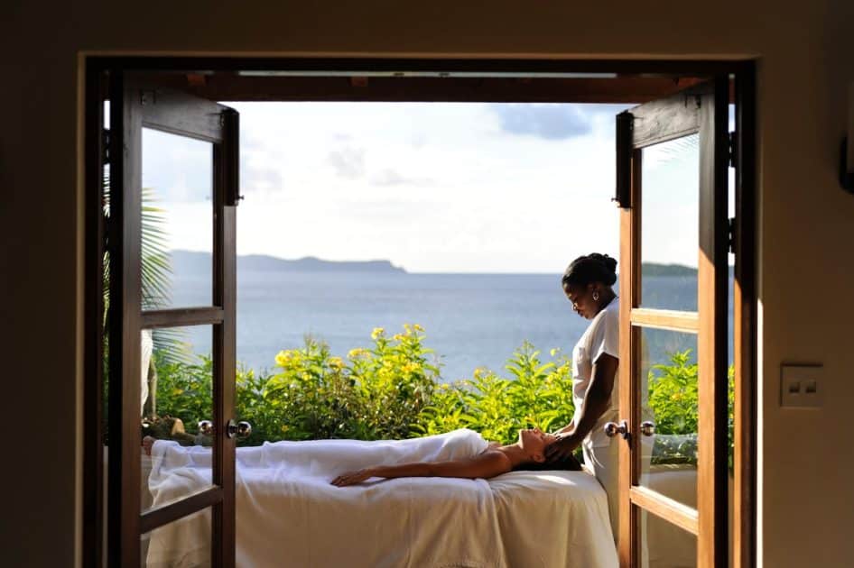 Turismo en Islas Vírgenes Británicas Spa en Rosewood Little Dix Bay. Foto de Google Maps de Rosewood Little Dix Bay