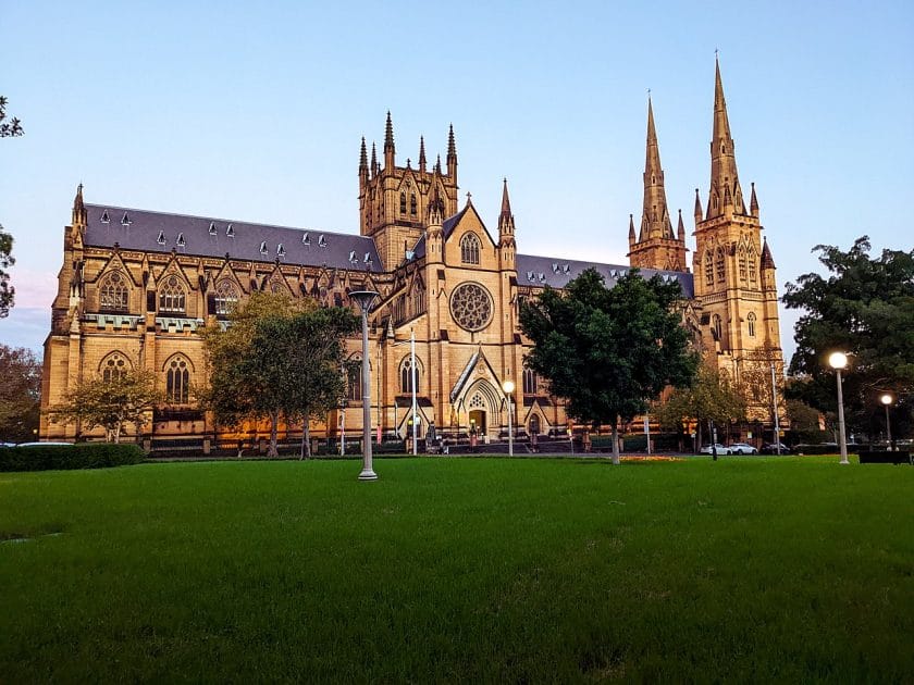 Turismo en Sydney, Australia Catedral de Santa María. Foto de Dxwkx, CC BY SA 4.0