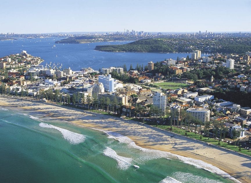 Turismo en Sydney, Australia Manly Beach. Foto de Google Maps de Reinhold Wieland
