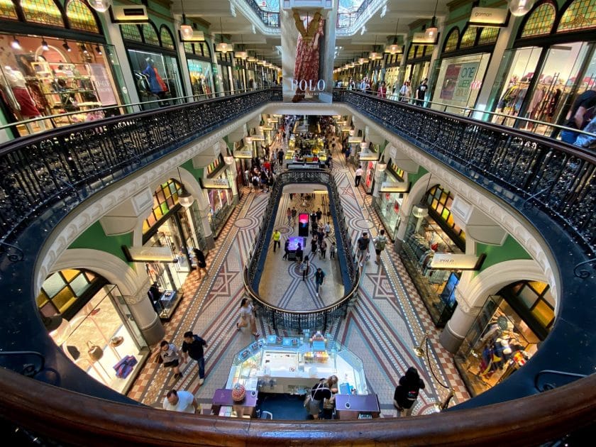 Turismo en Sydney, Australia Westfield Sydney Shopping Centre. Foto de Google Maps de Rainer Neugebauer