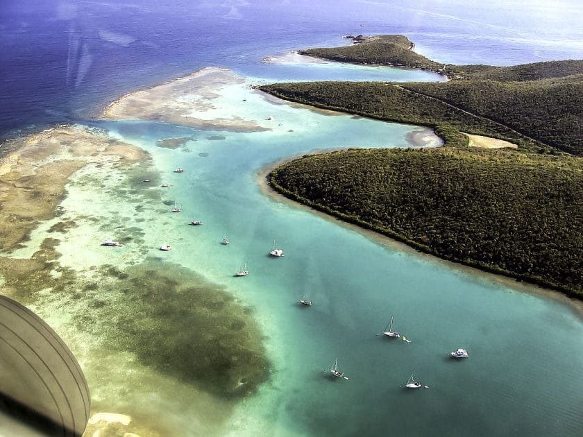 Viajes a Puerto Rico El maravilloso entorno marino de Culebra. Foto de Google Maps de Discover Puerto Rico
