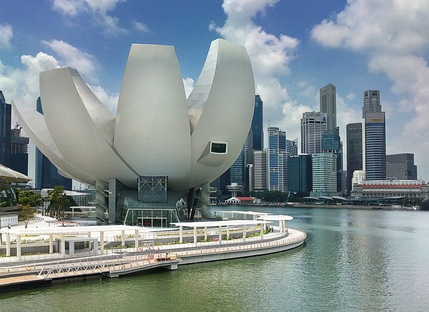 Qué ver en Singapur ArtScience Museum. Foto de William Cho., CC BY SA 2.0