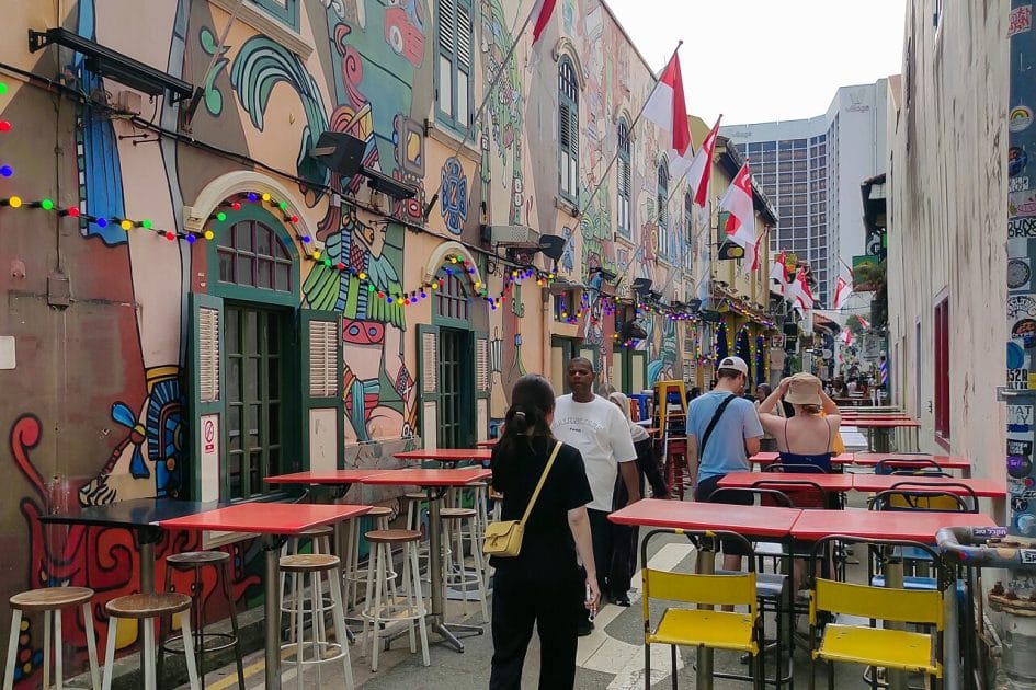 Qué ver en Singapur Haji Lane. Foto de Moheen Reeyad, CC BY SA 4.0