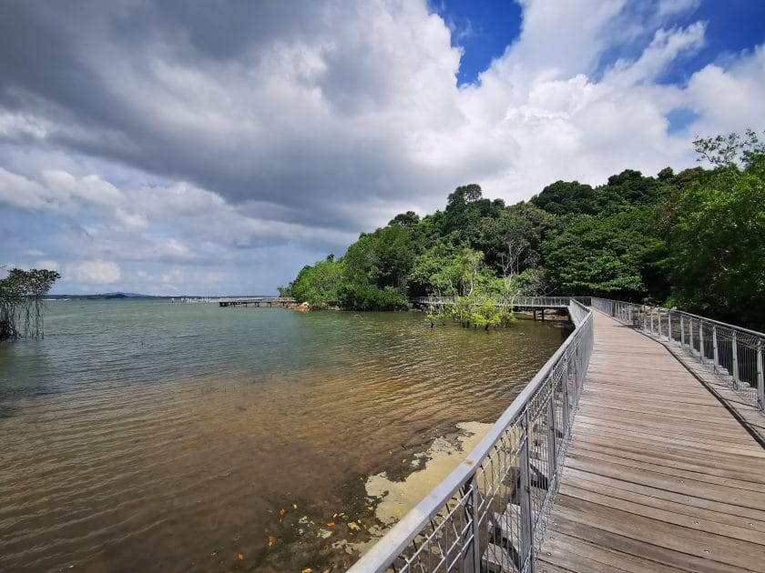 Qué ver en Singapur Paseo Marítimo en Check Jawa Wetlands. Foto de Google Maps de HK Ang
