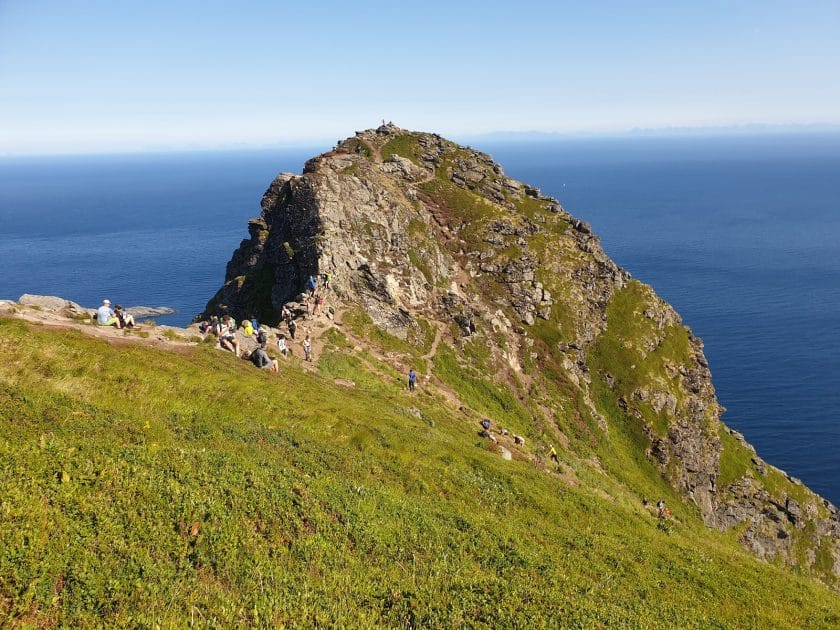Viaje a Islas Lofoten, Noruega Ruta a Reinebringen. Foto de Google Maps de Fredrik Gatevold