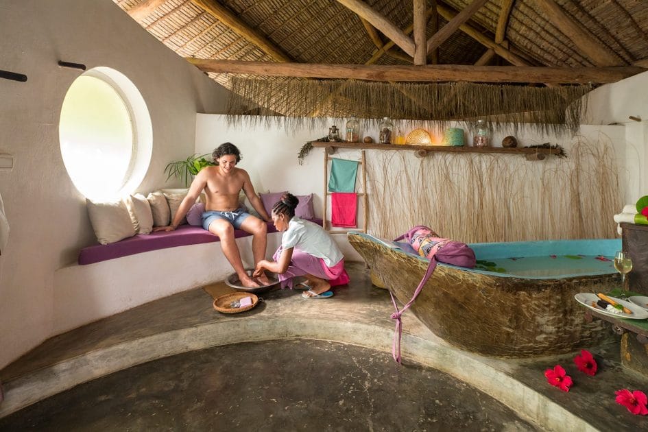 Salud y bienestar en Madagascar, Tratamientos de spa en el Princesse Bora
