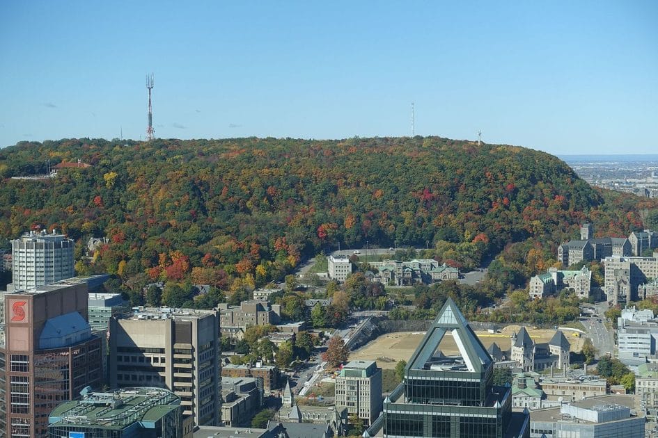 Principales atracciones en Montreal, Quebec, Canadá Monte Royal. Foto de Guilhem Vellut from Paris, France, CC BY 2.0