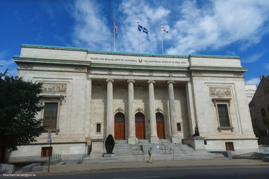 Principales atracciones en Montreal, Quebec, Canadá Museo de Bellas Artes. Foto de Google Maps de Bernhard Bender