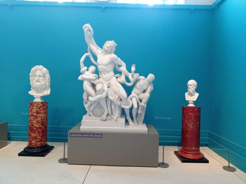 Arte en Cork (Irlanda) Esculturas de Antonio Canova en la Crawford Art Gallery. 