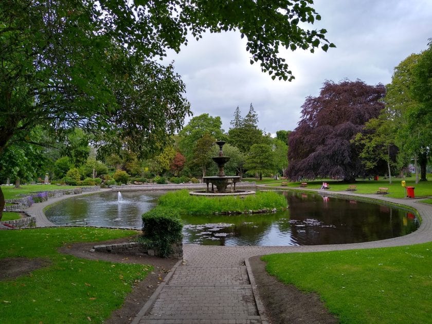 Espacios verdes en Cork (Irlanda) Fitgerald Park. 