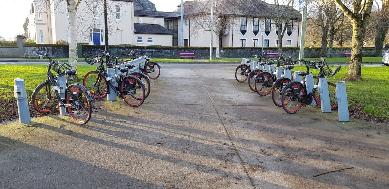 Transporte en Cork (Irlanda) TFI Bikes. 