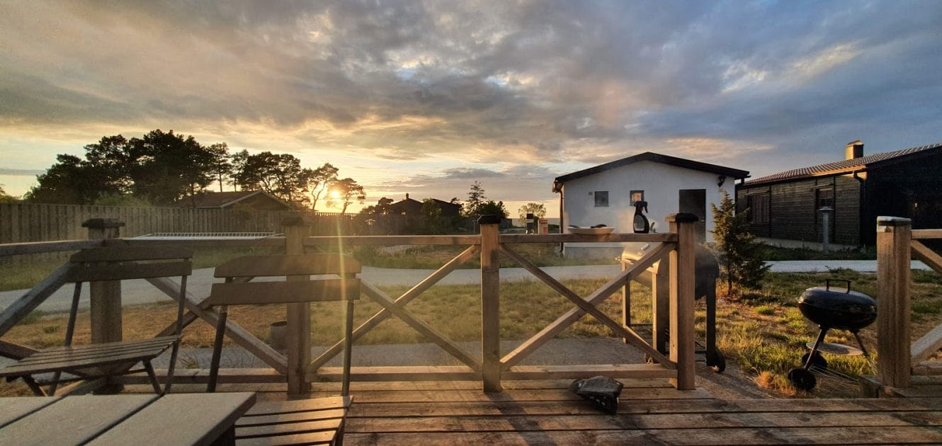 Donde dormir en Gotland, Suecia. Alojamiento en cabañas de Kneippbyn. 