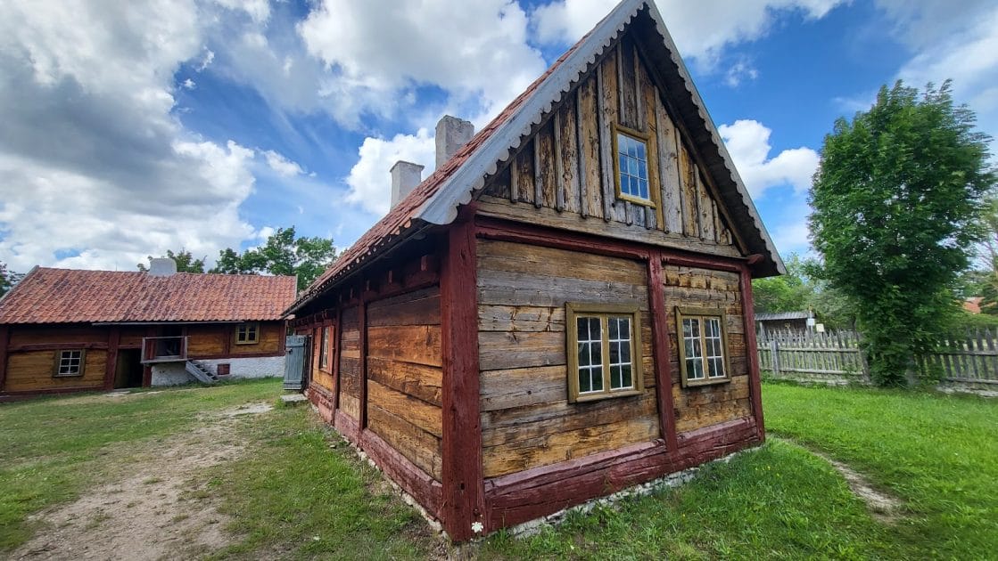 Museos en Gotland, Suecia. Cabaña en el Bungemuseet