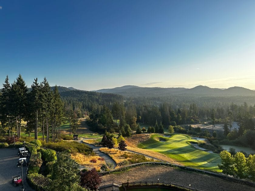 Deporte en Isla de Vancouver, Canadá, Bear Mountain golf Club