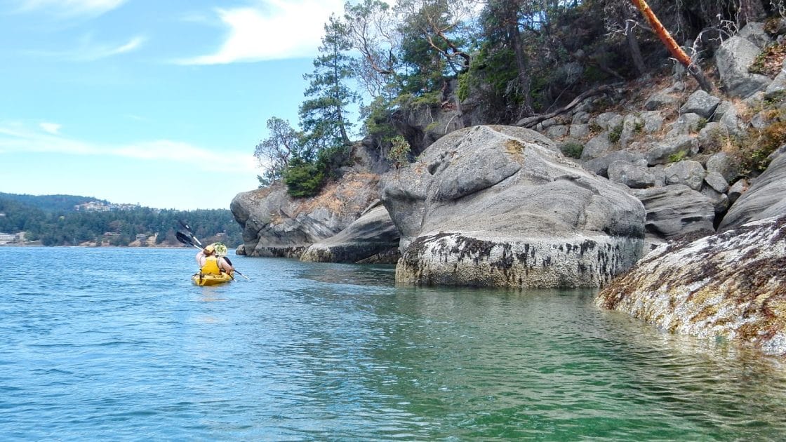 Vacaciones en Isla de Vancouver, Canadá, Kayak en Newcastle Island