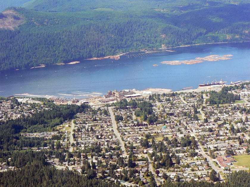 Pueblos en Isla de Vancouver, Canadá, Port Alberni