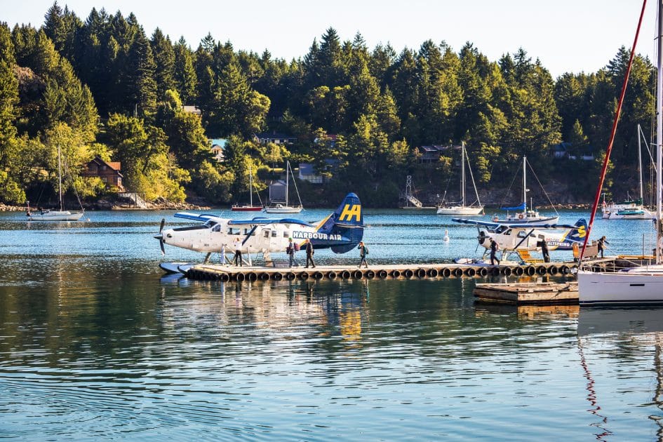 Desplazamientos en Isla de Vancouver, Canadá Transporte en hidroavión a las Gulf Islands