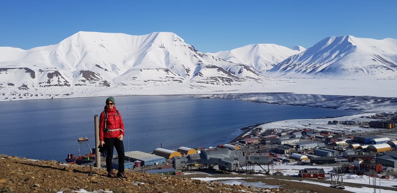 islas de Noruega Longyearbyen en Spitsbergen. Foto de Google Maps de Åse Netland Rolland Pueblos de Noruega, Longyearbyen en Spitsbergen