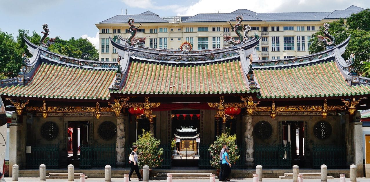 Qué ver en Chinatown Singapur Templo Thian Hock Keng. Foto de Zairon Own work, CC BY SA 4.0 Vacaciones en Chinatown Singapur, Templo Thian Hock Keng