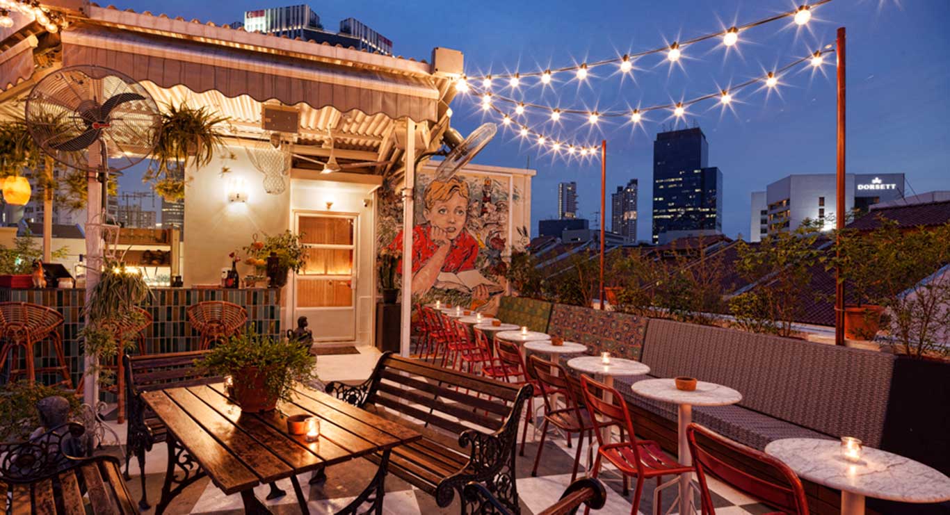 Qué ver en Chinatown Singapur Terraza del Potato Head Singapore. Foto de Google Maps de Junyuan Zhang Hostelería en Chinatown Singapur, Terraza del Potato Head Singapore