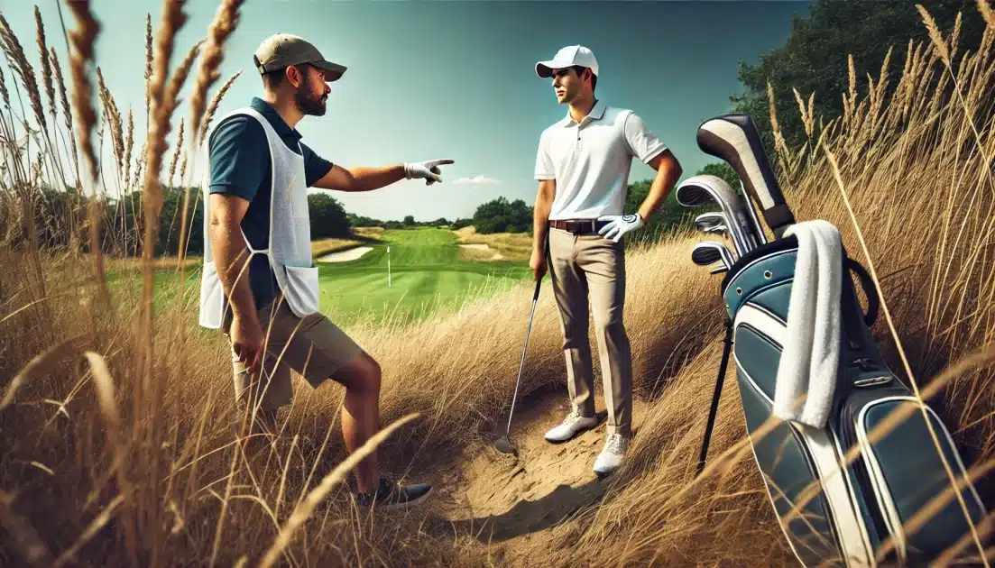 Partida de golf , Los híbridos son los mejores palos desde el rough