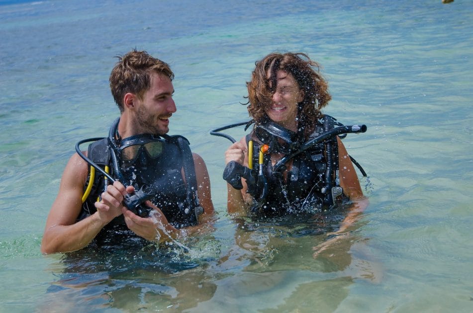 Submarinismo en Madagascar, Snorkel y buceo en pareja
