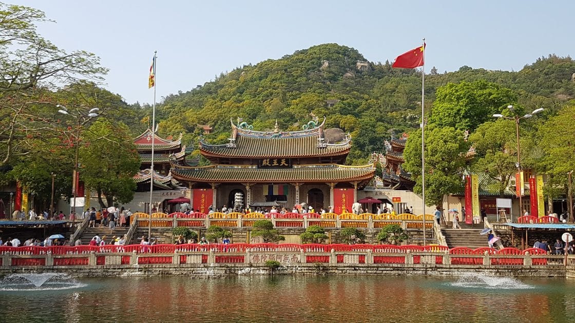 Islas de China Templo Nanputuo en Xiamen