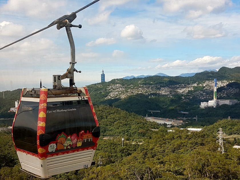 Cosas interesantes que hacer en Taipei, Taiwán Teleférico de Maokong. Foto de Google Maps de W aldo Cosas interesantes que hacer en Taipei, Taiwán Teleférico de Maokong