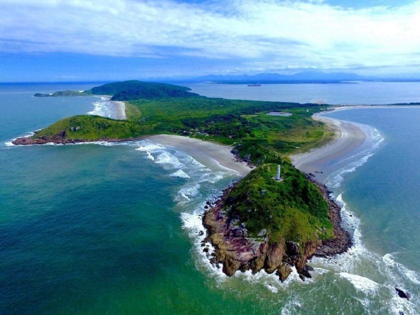 Islas paradisíacas de Brasil Ilha de Mel. Foto de Google Maps de Camping do Gaúcho Islas paradisíacas de Brasil Ilha de Mel