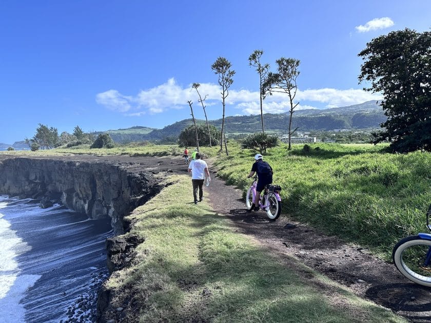 Rutas en bicicleta en isla Reunión
