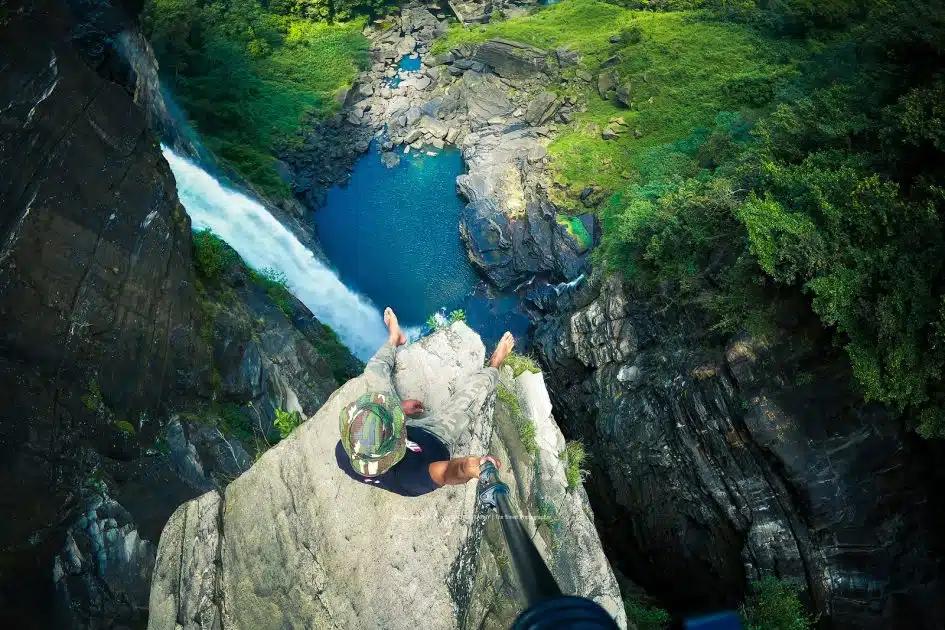 Turismo en Sri Lanka Cascada de Laxapana