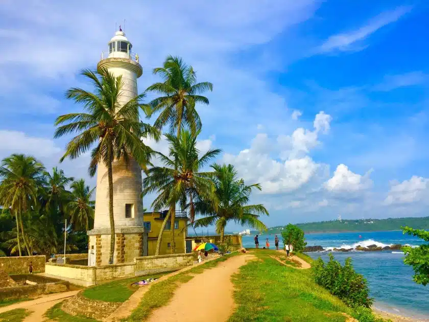 Turismo en Sri Lanka Faro de Galle Fort