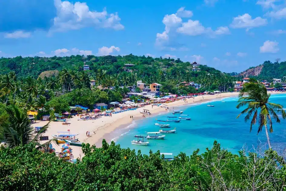 Turismo en Sri Lanka Unawatuna Beach