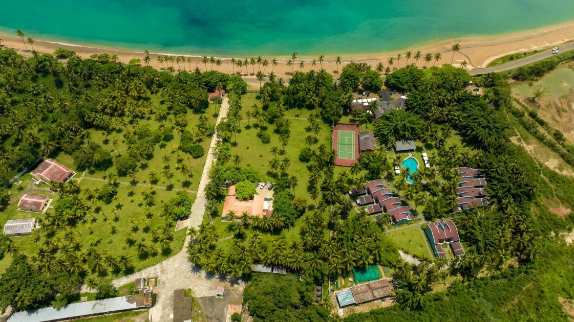 Viajar a Santo Tomé y Príncipe Hotel Omali São Tomé. Foto de Google Maps de Hotel Omali São Tomé Viajar a Santo Tomé y Príncipe Hotel Omali São Tomé