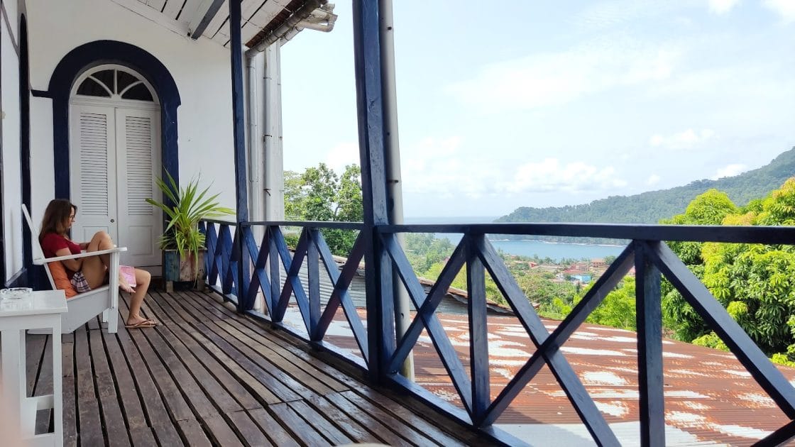 Viajar a Santo Tomé y Príncipe Vistas desde Roça São João dos Angolares. Foto de Google Maps de diego almeida Viajar a Santo Tomé y Príncipe Vistas desde Roça São João dos Angolares